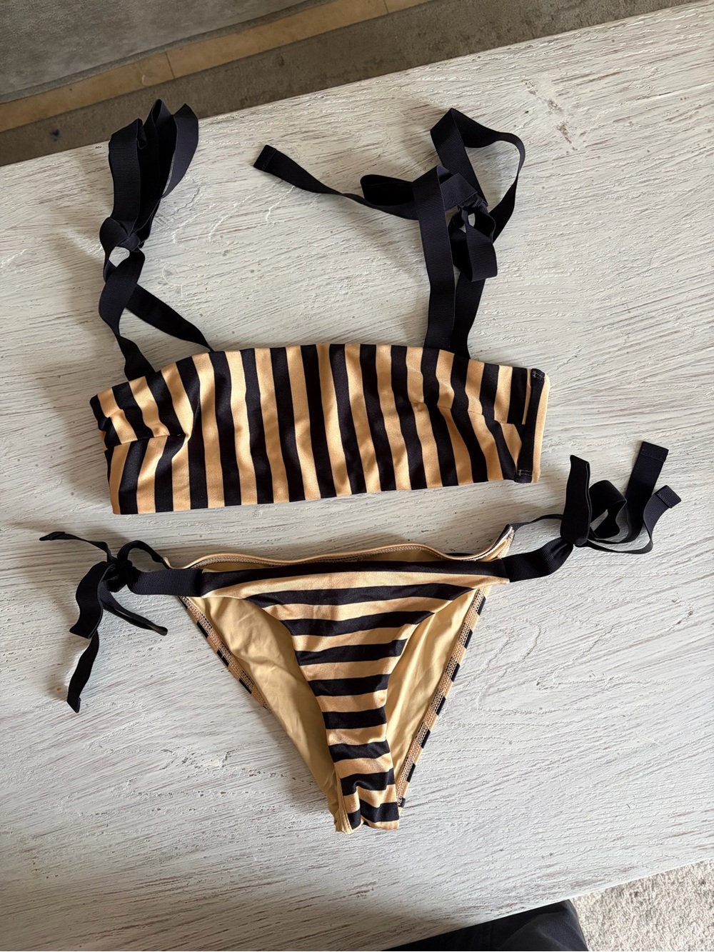 Zimmerman striped bikini set